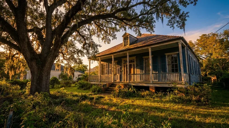A raised Creole cottage with a deep front porch, How to Become a Real Estate Appraiser in Louisiana